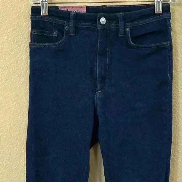 Acne Studios Bla Konst Jeans In Peg Indigo Size 27 EUC! - Picture 7 of 9